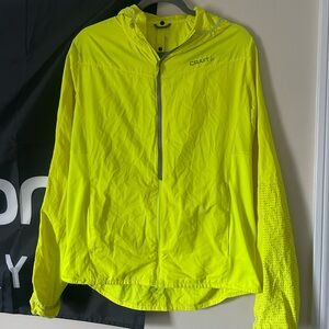Craft visible neon running jacket